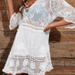 Lace Detail Plunge Cover-Up Dress