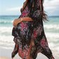 Lovelet Printed Open Front Cover-Up