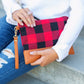 Buffalo Plaid Clutch