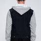 Men's Denim Jacket with Fleece Hoodies