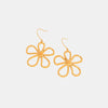 18K Gold-Plated Flower Earrings