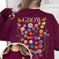 Grow In Grace Graphic Fleece Sweatshirts