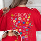 Grow In Grace Graphic Fleece Sweatshirts