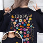 Grow In Grace Graphic Fleece Sweatshirts