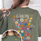 Grow In Grace Graphic Fleece Sweatshirts