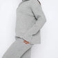 Quarter Zip Long Sleeve Top and Pants Set