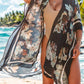 Lovelet Printed Open Front Cover-Up