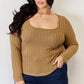 Basic Bae Full Size Ribbed Long Sleeve T-Shirt