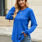 Round Neck Long Sleeve T-Shirt