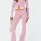 Zip Up Long Sleeve Top and Pants Set