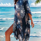 Lovelet Printed Open Front Cover-Up