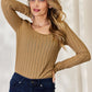 Basic Bae Full Size Ribbed Long Sleeve T-Shirt