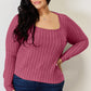 Basic Bae Full Size Ribbed Long Sleeve T-Shirt