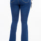 American Bazi High Rise Lace Up Jeans