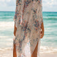 Lovelet Printed Open Front Cover-Up