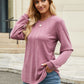 Round Neck Long Sleeve T-Shirt