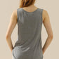 Ninexis Full Size V-Neck Curved Hem Tank