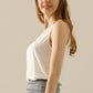 Ninexis Full Size V-Neck Curved Hem Tank