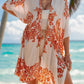 Lovelet Printed Open Front Cover-Up